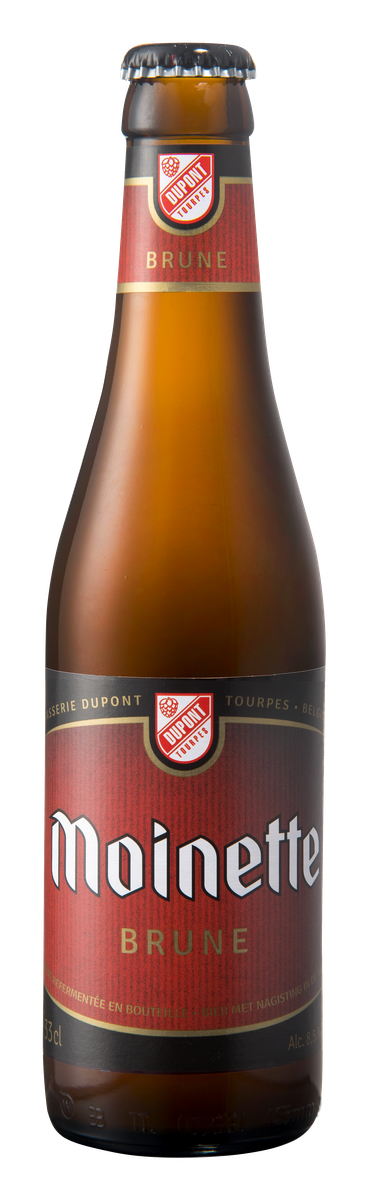 5410702000232 Moinette Brune 33cl - Packshot officiel bouteille haute définition Brasserie Dupont