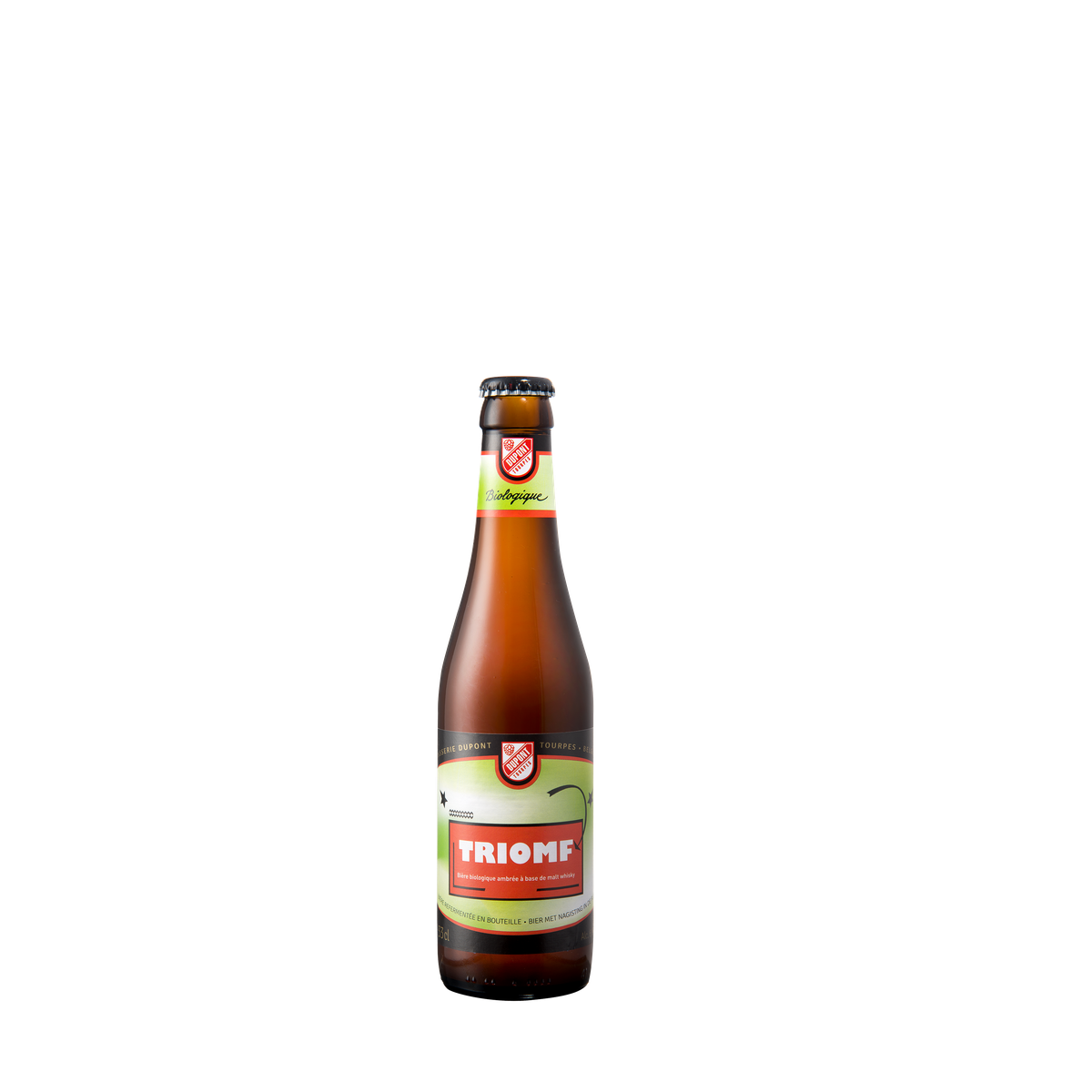 5410702001352 Triomfbier Vooruit 75cl - Packshot officiel bouteille haute définition Brasserie Dupont